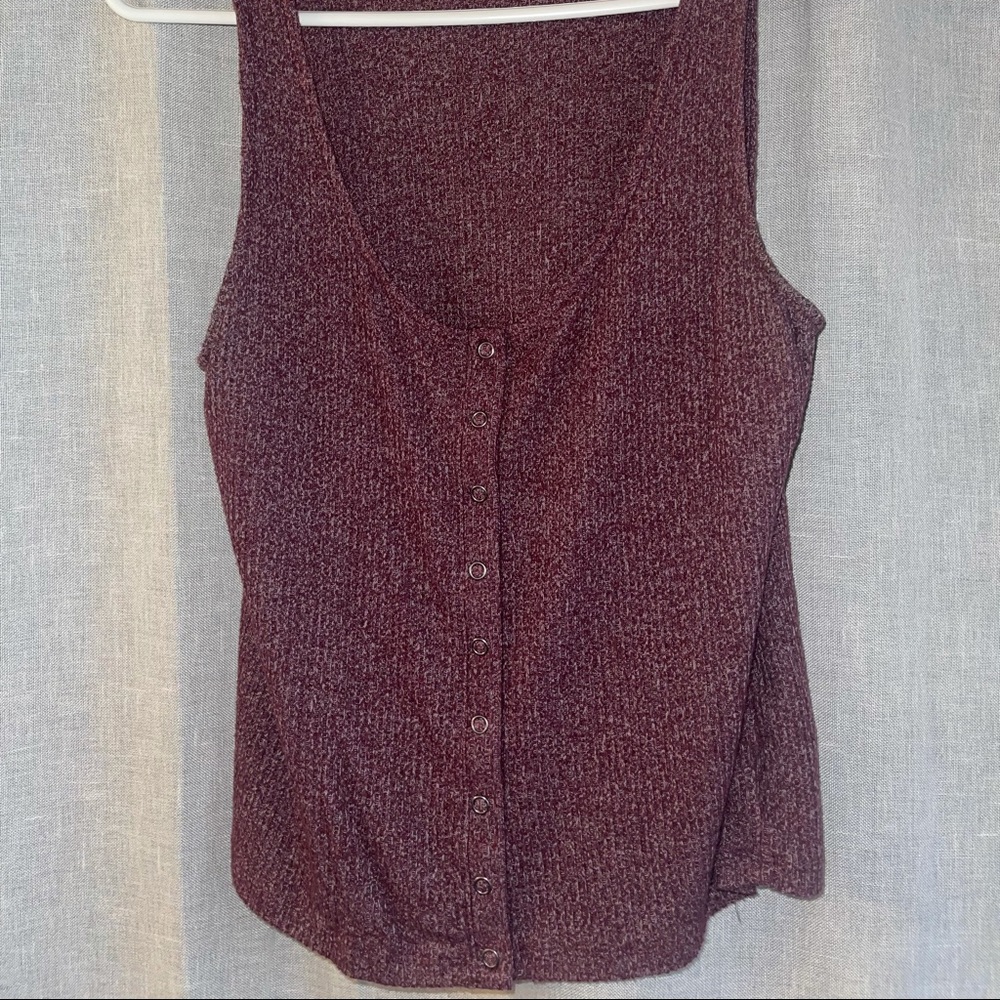 American Eagle button down crop top